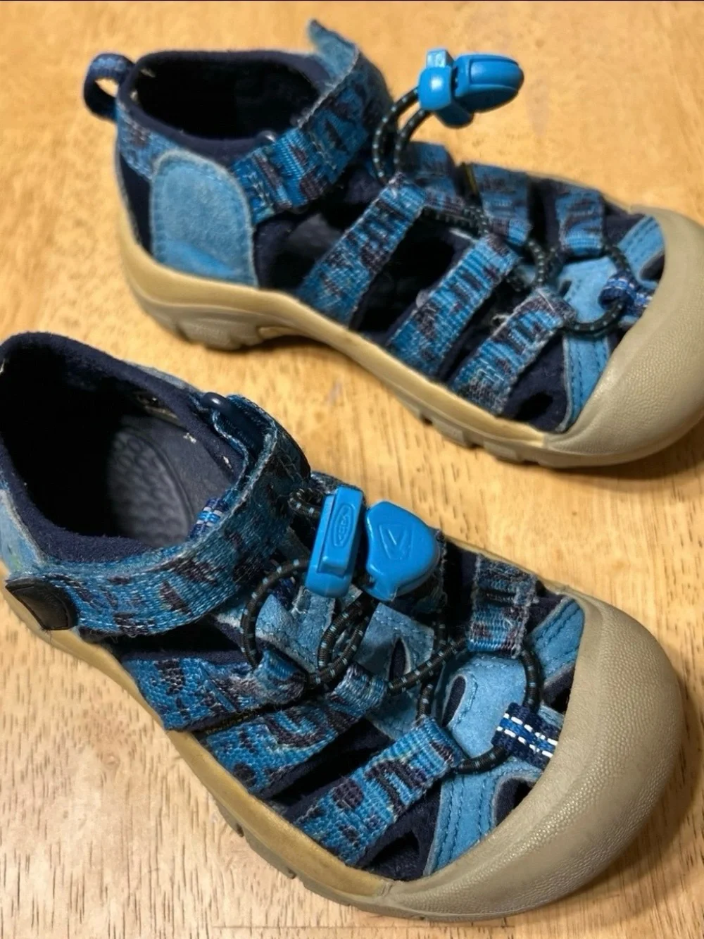 Keen Sandals for Boys, Size 10, color Blue, Gently Used.